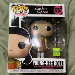 Squid games Young-Hee Doll 2022 Summer convention Limited Edition Funko Pop